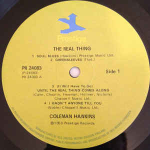 Coleman Hawkins ‎– The Real Thing