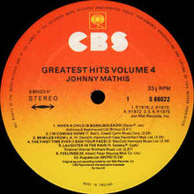 Load image into Gallery viewer, Johnny Mathis ‎– Greatest Hits - Volume Four