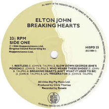 Load image into Gallery viewer, Elton John ‎– Breaking Hearts