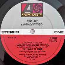 Load image into Gallery viewer, The Family Of Mann ‎– First Light