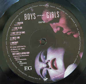 Bryan Ferry ‎– Boys And Girls