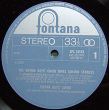 Load image into Gallery viewer, Johann Strauss*, The Vienna Boys&#39; Choir* ‎– The Vienna Boys Choir Sings Johann Strauss