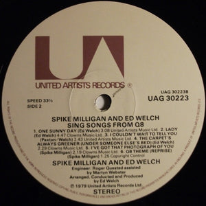 Spike Milligan & Ed Welch ‎– Sing Songs From Q8