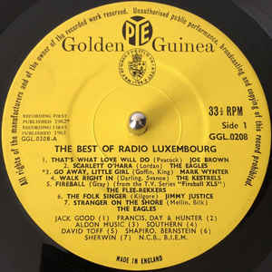 Various ‎– The Best Of Radio Luxembourg