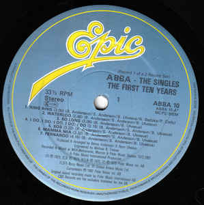 ABBA ‎– The Singles - The First Ten Years