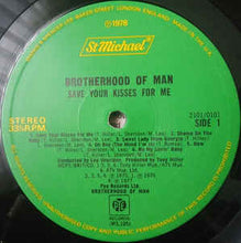 Load image into Gallery viewer, Brotherhood Of Man ‎– Save Your Kisses For Me