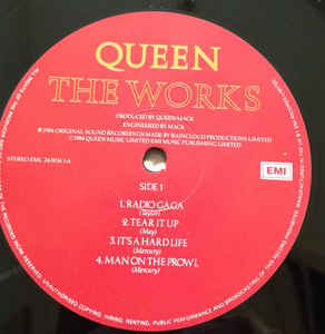 Queen ‎– The Works