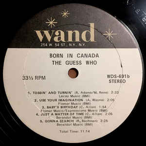 The Guess Who ‎– Born In Canada