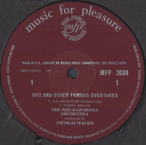 Nicolai Malko / Philharmonia* ‎– 1812 And Other Famous Overtures