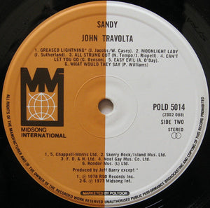 John Travolta ‎– Sandy
