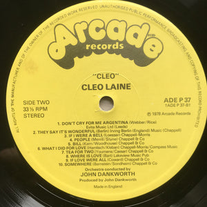 Cleo Laine ‎– Cleo (Cleo Laine Sings 20 Famous Show Hits)