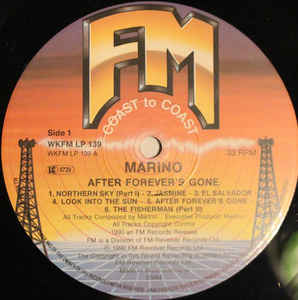 Marino  ‎– After Forever`s Gone