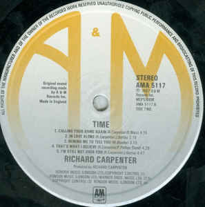 Richard Carpenter ‎– Time