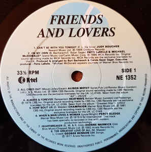 Various ‎– Friends And Lovers