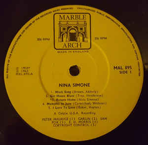 Nina Simone ‎– Nina Simone