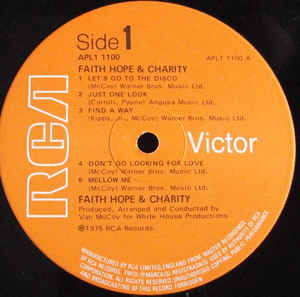 Faith, Hope & Charity ‎– Faith, Hope & Charity