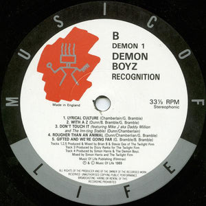 Demon Boyz ‎– Recognition