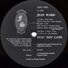 Load image into Gallery viewer, Jean Ward ‎– Stay Not Late