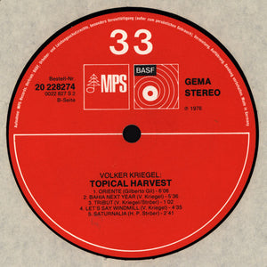 Volker Kriegel ‎– Topical Harvest