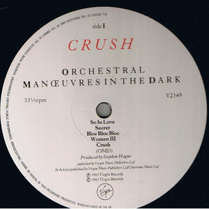 Orchestral Manœuvres In The Dark* ‎– Crush