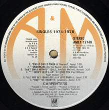 Load image into Gallery viewer, The Carpenters* ‎– The Singles 1974-1978