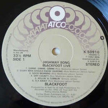 Load image into Gallery viewer, Blackfoot  ‎– Highway Song Live