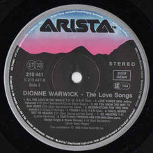 Load image into Gallery viewer, Dionne Warwick ‎– The Love Songs