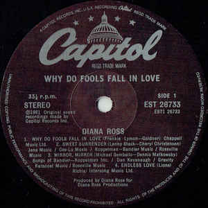 Diana Ross ‎– Why Do Fools Fall In Love