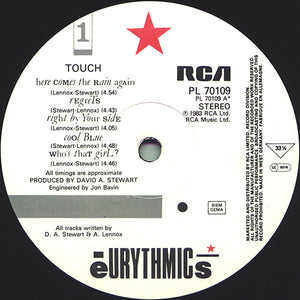 Eurythmics ‎– Touch