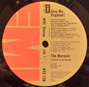 The Wurzels ‎– Give Me England!