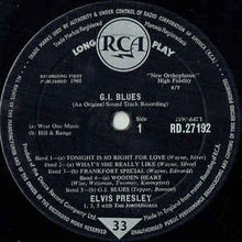 Load image into Gallery viewer, Elvis Presley ‎– G.I. Blues