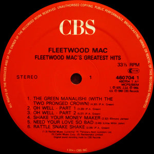 Fleetwood Mac ‎– Fleetwood Mac's Greatest Hits