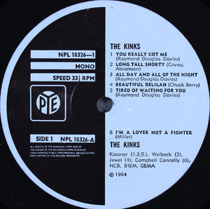 The Kinks ‎– The Kinks