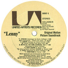 Load image into Gallery viewer, Dustin Hoffman, Ralph Burns ‎– Lenny
