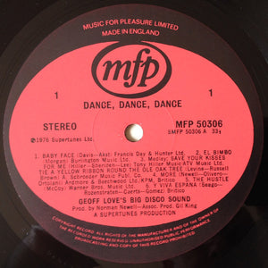 Geoff Love's Big Disco Sound ‎– Dance Dance Dance