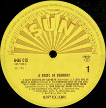 Load image into Gallery viewer, Jerry Lee Lewis ‎– A Taste Of Country