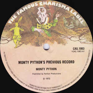 Monty Python ‎– Monty Python's Previous Record