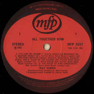 Rolf Harris ‎– All Together Now