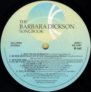 Barbara Dickson ‎– The Barbara Dickson Songbook