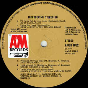 Various ‎– Introducing Stereo 70