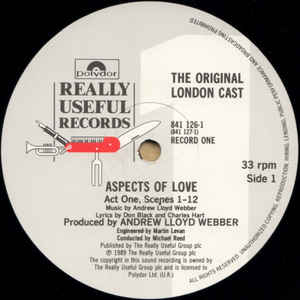 Andrew Lloyd Webber ‎– Aspects Of Love