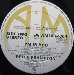 Peter Frampton ‎– I'm In You