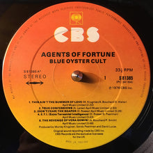 Load image into Gallery viewer, Blue Öyster Cult‎–Agents Of Fortune