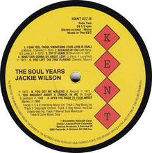 Load image into Gallery viewer, Jackie Wilson ‎– The Soul Years