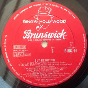 Bing Crosby ‎– But Beautiful