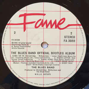 The Blues Band ‎– The Blues Band Official Bootleg Album