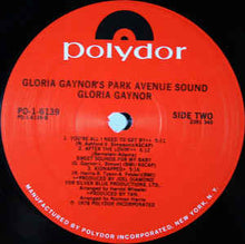Load image into Gallery viewer, Gloria Gaynor ‎– Gloria Gaynor&#39;s Park Avenue Sound