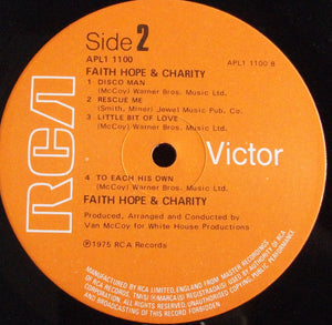 Faith, Hope & Charity ‎– Faith, Hope & Charity