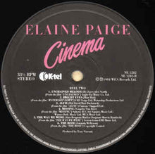 Load image into Gallery viewer, Elaine Paige ‎– Cinema