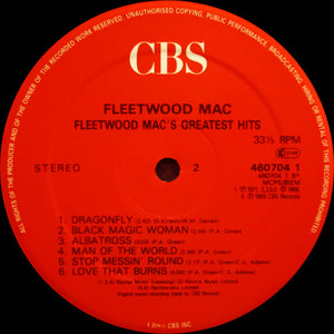Fleetwood Mac ‎– Fleetwood Mac's Greatest Hits